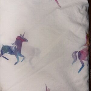 Pottery Barn Kids Mystical Unicorn 2 Pillowcases EUC
